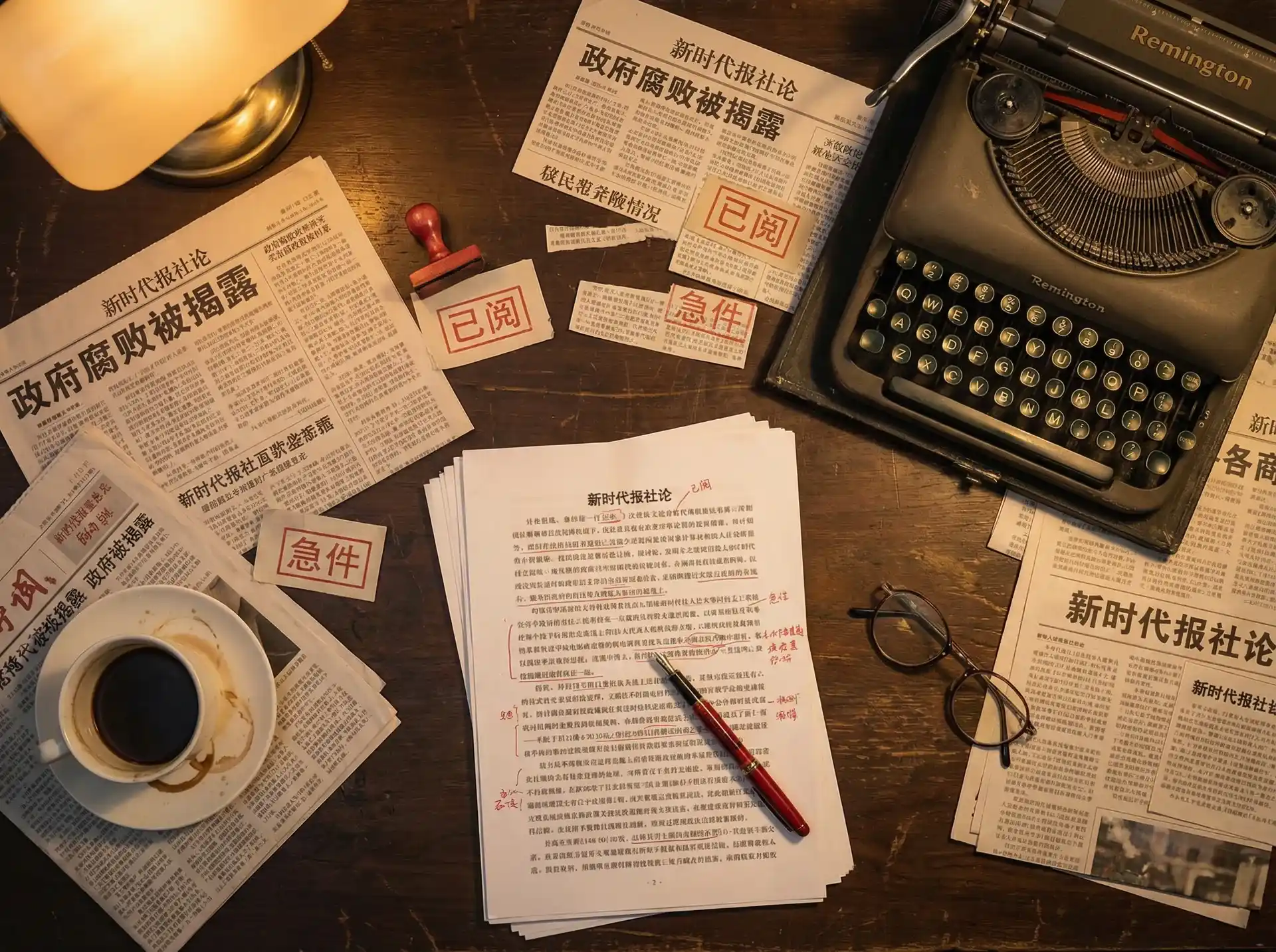 暗网吃瓜 - 编辑部工作台